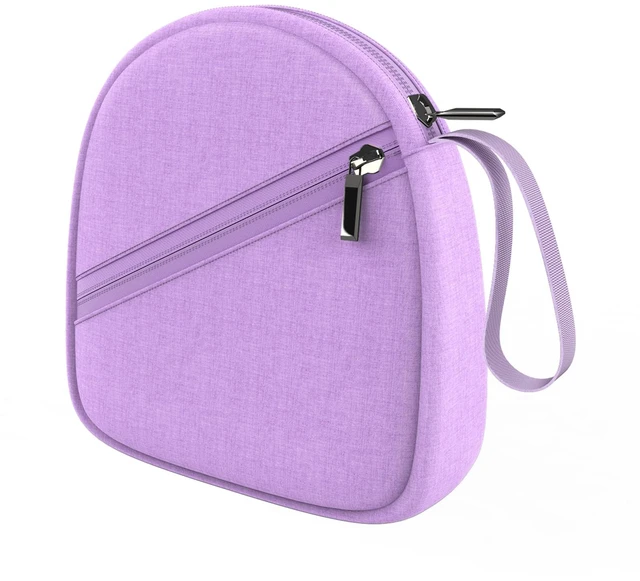 Main image of Headphone Case Compatible with JBL/Beats/Sony/BERIBES/SoundCore/TOZO/KVIDIO/JLab/Bose, Ultra-Thin Headphone Bag Travel Carrying Universal, Purple