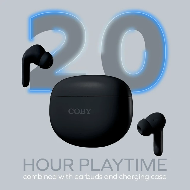 Alt view image 5 of 7 - Noise Cancelling Wireless Earbuds, Sports Waterproof Bluetooth Earbuds, BLK