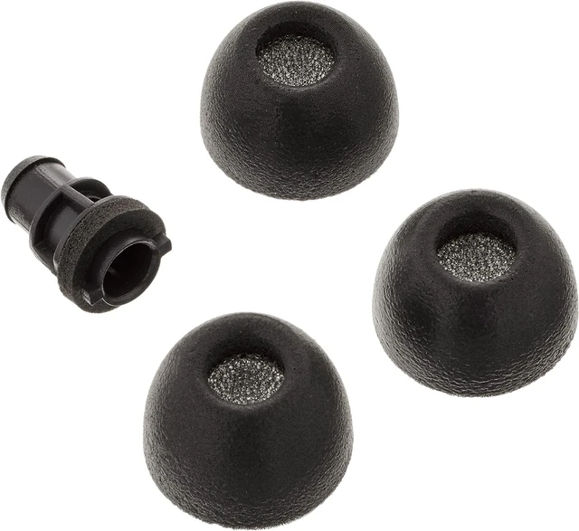 Alt view image 3 of 7 - Memory Foam Replacement Earbud Tips for Plantronics Voyager 5200, Legend Headsets Ultimate Comfort, Secure Fit, Superior Noise Isolation Black, Small (3 Pairs)
