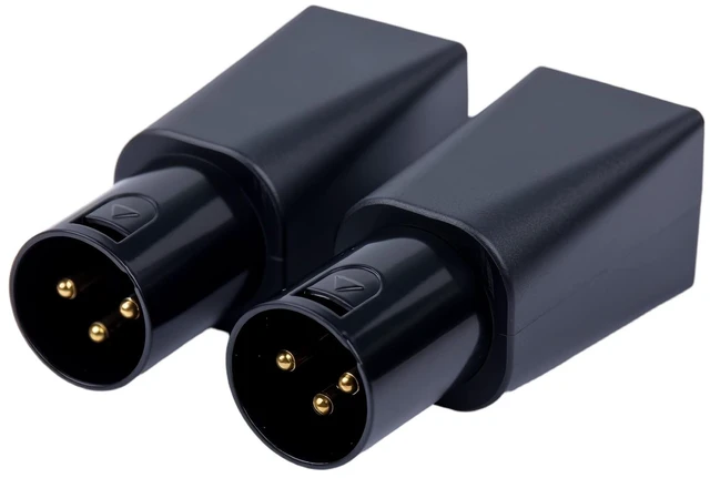 Main image of DMX to RJ45 Connector RJ45 Ethernet to 3 Pin 5Pin XLR DMX Female Male (2pcs) (3PIN_Male_2Pcs)