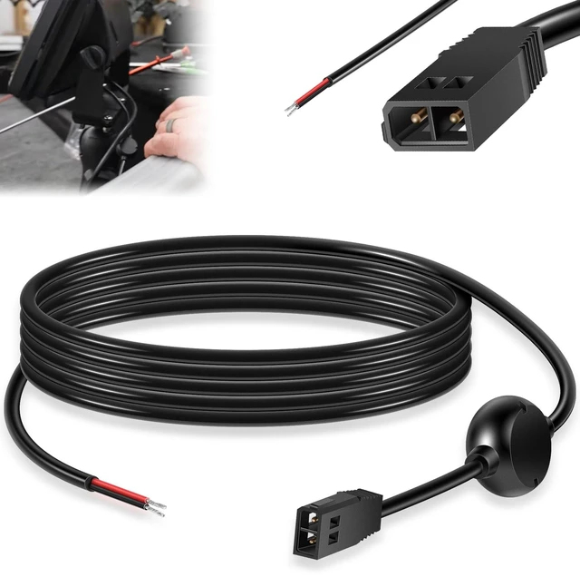 Main image of PC 11 Filtered Power Cable 720057-1 for Humminbird Helix Waterproof 6FT 6 Feet Power Cable For Helix 8/9/10/12/15, 800/900/1100 Series, 797/798, Filtered Anti-Interference
