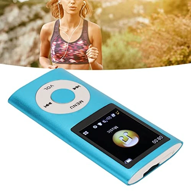 Alt view image 4 of 7 - MP3 Player, with 64GB Memory Capacity, 8 Hour Battery Life Portable Music Player, Supports MP3, WMA, FLAC, APE (Blue)