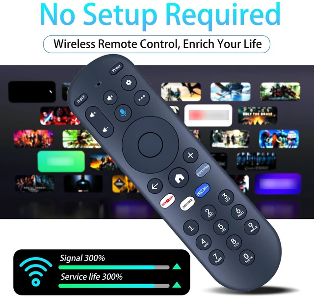Alt view image 5 of 7 - Replacement Remote for Pioneer Element Xumo TV, for Hisense X UHD LED XClass TV Remote CP-RC1NA-23 MG3-R34010/297107 (No Voice Function)