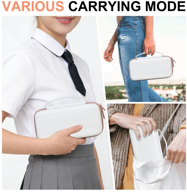 Alt view image 6 of 7 - Case for TI-84 Plus CE/TI-84 Evo/TI-84/TI-83 Plus Calculator TI-84 Plus CE/TI-84 Plus/TI-84 Evo/TI-83 Plus/TI-89 Titanium Color Graphing Calculator Hard Carrying Case, White