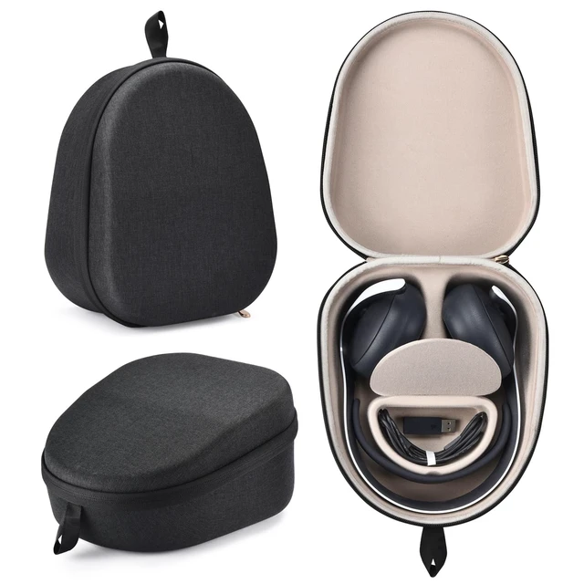 Alt view image 6 of 7 - Travel Case for PlayStation Pulse Elite Wireless Headset, Black Portable Hard Carrying Cover Storage Bag for PS5 Pulse Elite Headphones Cable Accessories, for Outdoor & Travel Protection