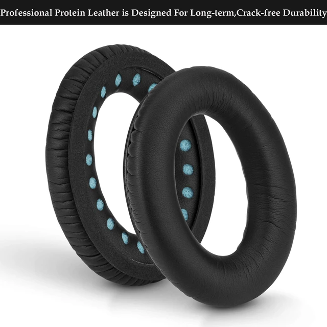 Alt view image 4 of 7 - Replacement Earpads Compatible for Bose QuietComfort QC2,QuietComfort 15 QC15,QuietComfort QC25,QuietComfort QC35,Bose AE2,AE2i,AE2w,SoundTrue, SoundLink (Around-Ear) Headphone (Black)