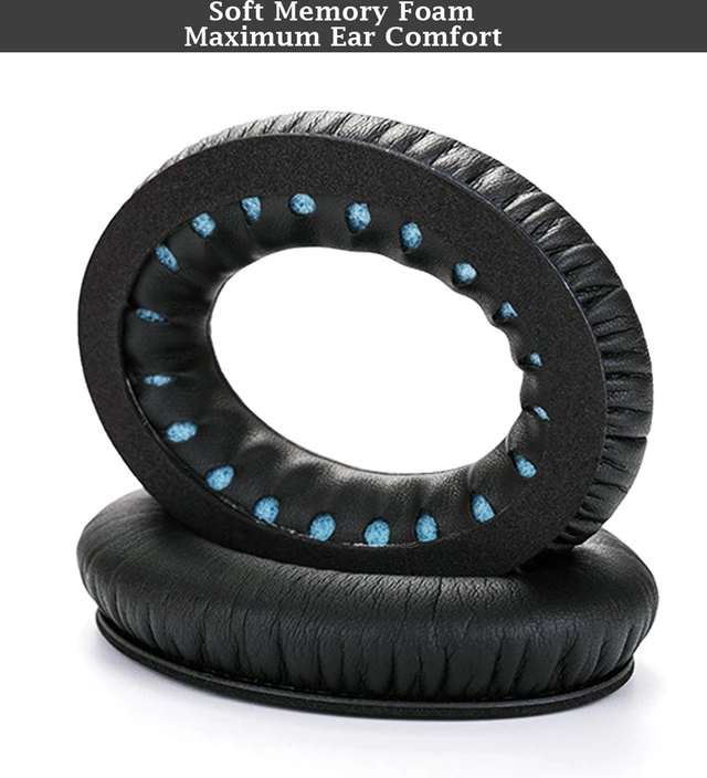 Alt view image 5 of 7 - Replacement Earpads Compatible for Bose QuietComfort QC2,QuietComfort 15 QC15,QuietComfort QC25,QuietComfort QC35,Bose AE2,AE2i,AE2w,SoundTrue, SoundLink (Around-Ear) Headphone (Black)