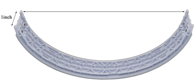 Alt view image 6 of 7 - Solo3 Headband Replacement Parts Accessories Solo2 Headband Repair Kit Compatible with Solo 3.0 Solo 2.0 Top HeadbandMatt Silver