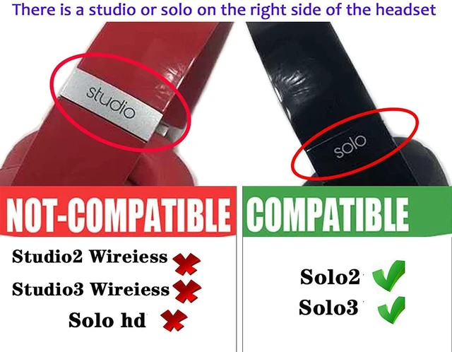 Alt view image 5 of 7 - Solo3 Headband Replacement Parts Accessories Solo2 Headband Repair Kit Compatible with Solo 3.0 Solo 2.0 Wireless Top HeadbandMatte Black