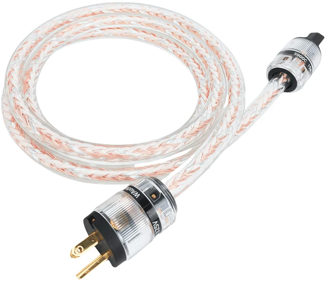 Main image of 10 AWG Audiophile Power Cable, Hi-End OFC Power Cord for HiFi Systems (5ft)