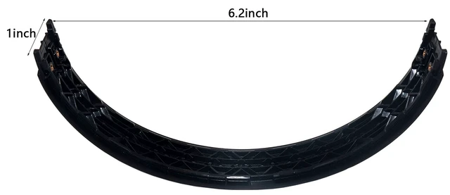 Alt view image 6 of 7 - Solo3 Headband Replacement Parts Accessories Solo2 Headband Repair Kit Compatible with Solo 3.0 Solo 2.0 Wireless Top HeadbandMatte Black