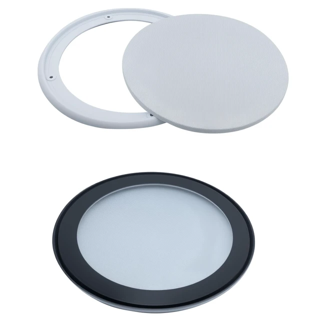 Alt view image 3 of 4 - 2pcs Round Ceiling Speaker Grill Covers for 8 Inch Speaker with Screws(White)