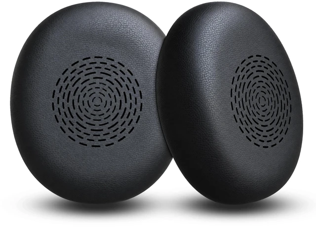 Main image of Replacement Ear Pads for Jabra Evolve2 75 (Do Not fit Evolve 75) On-Ear Wireless Headphone, Ear Cups Cover, Soft LeatherMemory Foam Headset Cushions-Black