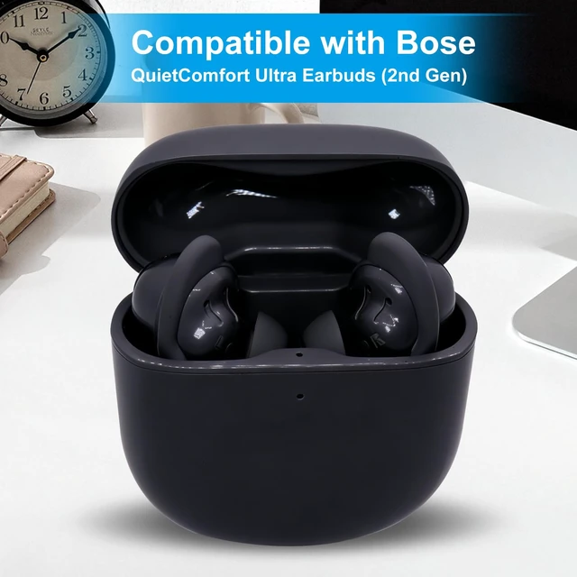 Alt view image 3 of 7 - Replacement Silicone Ear Tips for Bose QuietComfort Ultra Earbuds (2nd Gen), Soft Silicone Eartip Accessories, 3 Pairs Black Tips(S/M/L)