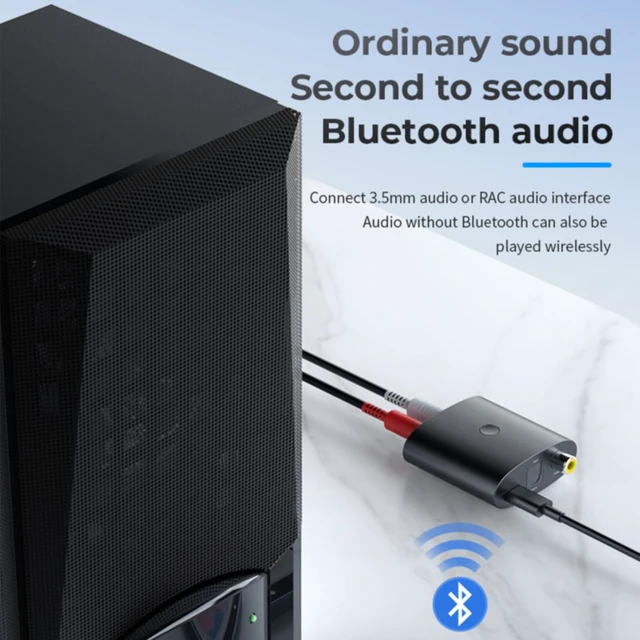Alt view image 3 of 7 - Bluetooth Receiver for Home Stereo, AUX RCA to Bluetooth Adapter Bluetooth Audio Receiver for Old Speakers Music Streaming Sound System, Optical/Coaxial Out Put, Wired Speakers to Wireless