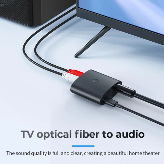 Alt view image 5 of 7 - Bluetooth Receiver for Home Stereo, AUX RCA to Bluetooth Adapter Bluetooth Audio Receiver for Old Speakers Music Streaming Sound System, Optical/Coaxial Out Put, Wired Speakers to Wireless