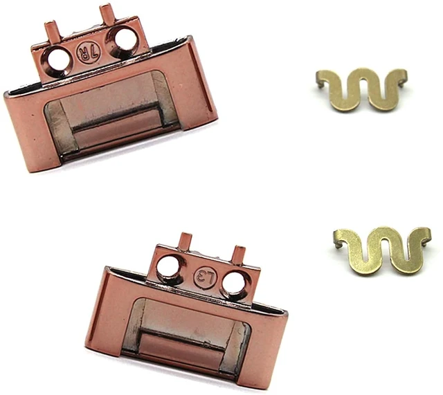 Alt view image 2 of 4 - Hinge Replacement for Solo3 Wireless Solo2 Wireless Headphone Hinge Clip Cover + Pin Repair Parts Kits,Durable Repair Kit,As Same As OEM,With Screwdriver and Screws,Rose Gold