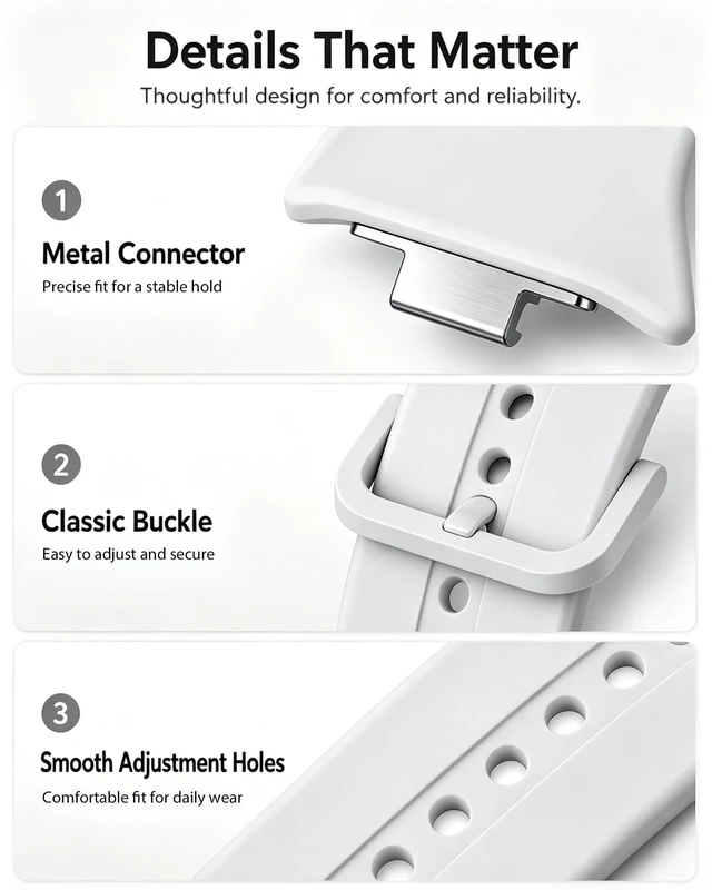 Alt view image 4 of 7 - Straps for Redmi Watch 6/5/4 & Xiaomi Smart Band 10/9/8 Pro, 6-Pack Soft silicone sport bands with breathable holes, adjustable 5.38.7 in fit, quick release connectors and easy-clean design