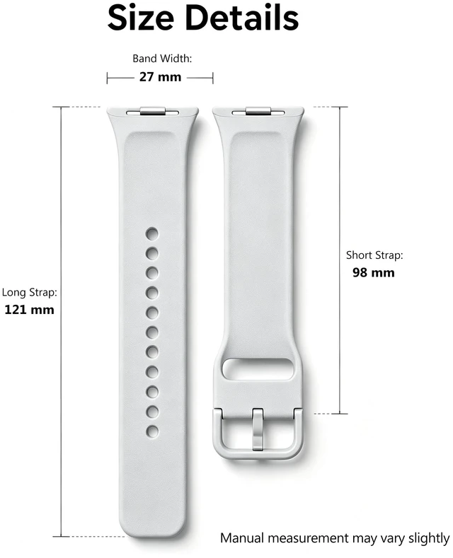 Alt view image 6 of 7 - Straps for Redmi Watch 6/5/4 & Xiaomi Smart Band 10/9/8 Pro, 6-Pack Soft silicone sport bands with breathable holes, adjustable 5.38.7 in fit, quick release connectors and easy-clean design