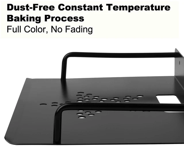 Alt view image 7 of 7 - Alumimum Alloy Wall Mount Shelf Bracket for TV Accessories WiFi Router TV Box Set Top Box (Black,13'' x 8.2'')