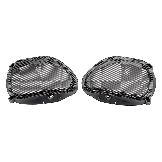 Alt view image 2 of 6 - Motorcycle Speaker Grills Front Fairing Speaker Cover Fit for Harley Road Glide FLTRX FLTRK FLTRI FLTRUSE FLTRXSE 1998-2013 Black 1 Pair