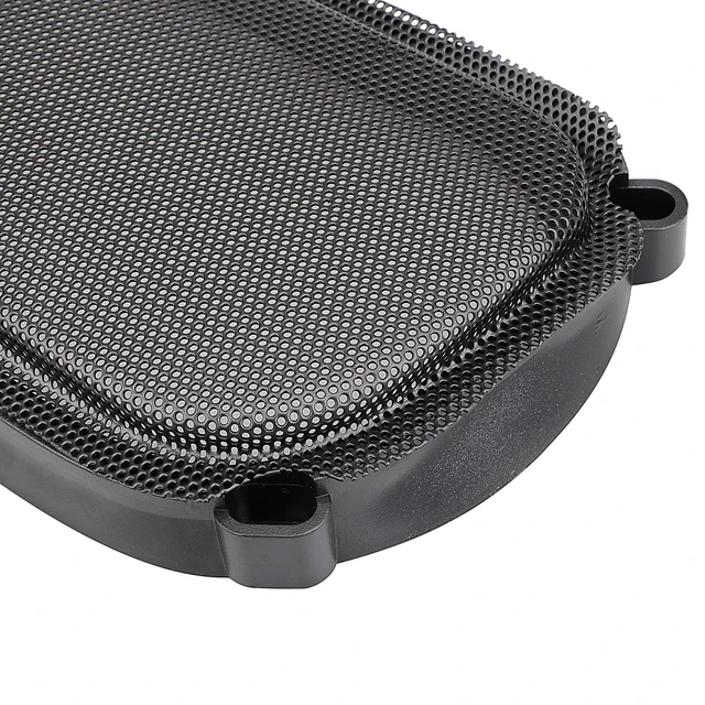 Alt view image 4 of 6 - Motorcycle Speaker Grills Front Fairing Speaker Cover Fit for Harley Road Glide FLTRX FLTRK FLTRI FLTRUSE FLTRXSE 1998-2013 Black 1 Pair
