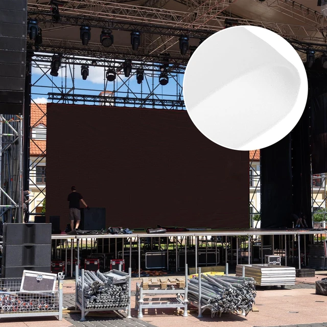 Alt view image 6 of 7 - 2mm Speaker Grill Foam Acoustic Sponge Cover White 200x100cm Dustproof Speaker Mesh PRO Foam for Stage Speakers Line Array Professional Audio DJ Audio