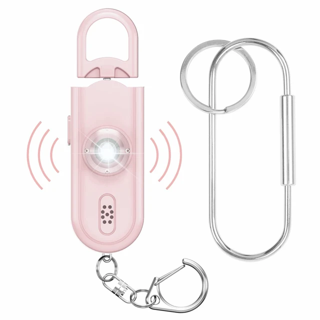Main image of Personal Safety Alarm for Women, 130dB Loud Siren with SOS Strobe Light, Flashlight, 1000ft Audible Help Kids, Elderly Emergency Call, Self Defense Keychain for College Essentials