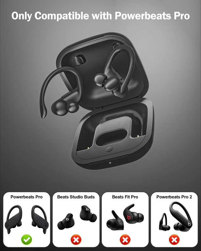 Alt view image 6 of 7 - Charging Case Replacement for Powerbeats Pro: Beats Earbuds Charger Case with Bluetooth Pairing Sync Button, 700mAh Battery, Earbuds Not Included