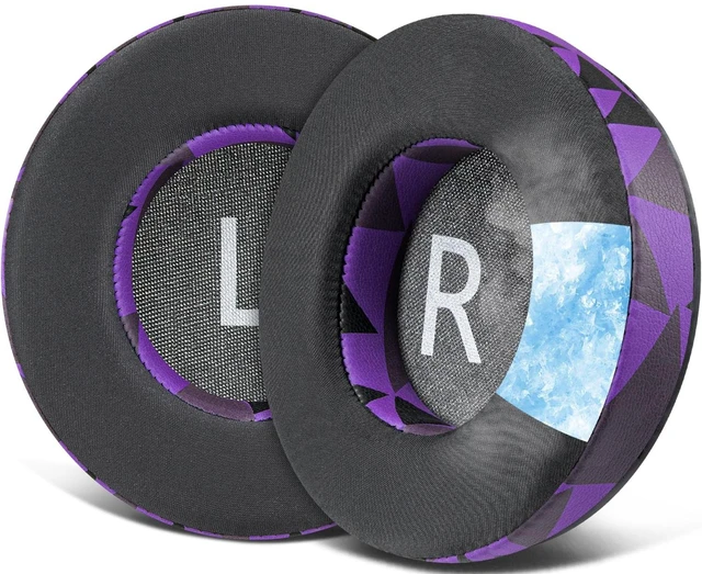 Main image of Earpads Replacement for AKG Pro Audio K845 K845BT K545 K540 K275 K267 K245 K182 K167 Headphones, Ear Pads Cushions with Noise Isolation Foam - 90mm CG Purple Black
