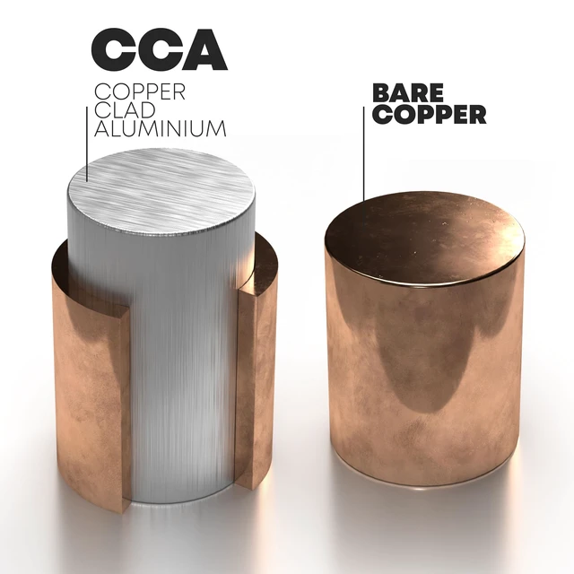 Alt view image 5 of 7 - 14 Gauge Speaker Wire - 100 Feet Black 14-2 AWG Gauge - Rated for Marine & Outdoor in Ground Burial & in Wall CL3 CL2, 2 Conductors - CCA Copper Clad Aluminum, Black 100ft