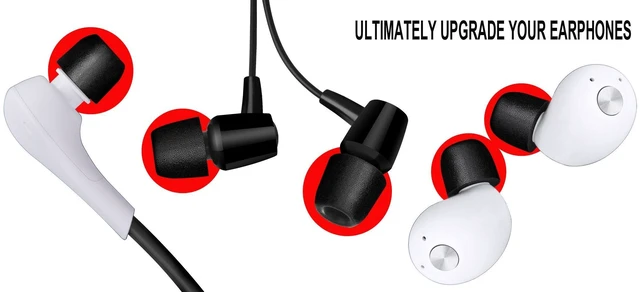 Alt view image 2 of 6 - Replacement Earphone Tips for Wireless TV Headsets, 5 Pairs Memory Foam Earbud Tips Compatible with SM-823, SM-823D Pro, SM-824D1, SM-824D2, SM-863D, SM-901TV (Black)
