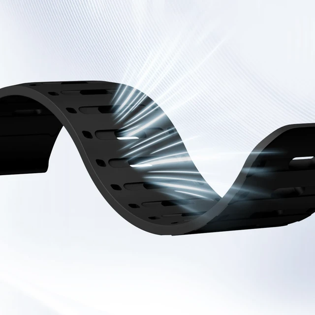 Alt view image 3 of 7 - 22mm Silicone Band for Coros Pace 4 3/APEX 4 42mm/Venu 4 45mm Venu 2 3/Vivoactive 4/Forerunner 265 255/Amazfit Active Max Magnetic Watch Strap