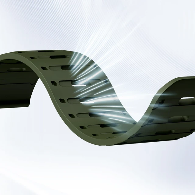 Alt view image 3 of 7 - 22mm Silicone Band for Coros Pace 4 3/APEX 4 42mm/Venu 4 45mm Venu 2 3/Vivoactive 4/Forerunner 265 255/Amazfit Active Max Magnetic Watch Strap