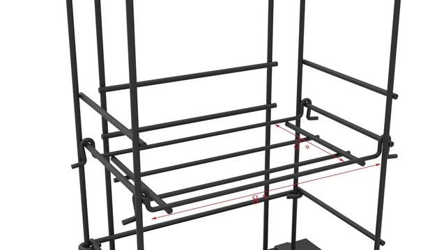 Alt view image 4 of 7 - CD Tower Media Rack DVD Organizer Video Game Blu Ray Storage Holds 176 Single CDs 18469