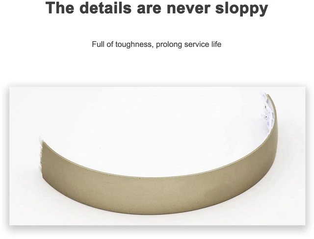Alt view image 6 of 6 - Headband Replacement for Solo 3 Wireless Solo 2.0 Wireless Headphones Solo3 Top Headband Replacement Head Band Accessories,Not Easy To Break,As Same As OEM Repair Kit,Gold