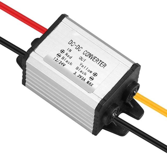 Main image of DC-DC Buck Converter 12/24V to 3.3V 3A 9.9W Step-Down Voltage Regulator Input 8-30V, Adapter, Power Supply & Transformer for Robotics, Motor, Automotive and LED