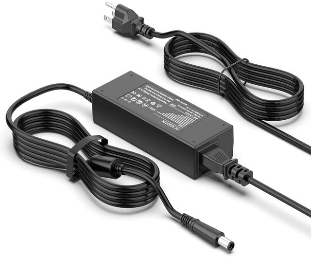 Main image of 90W Power Cord Compatible with HP All-in-One Desktop PC 18'' 19'' 20" 21" 22" 23" 24"; 20-C434, 20-B013W, 20-C023W, 21-2024, 22-DF0013W, 22-DD0224, 23-B012, 24-G014, 24-DF0040 Power Supply Cord