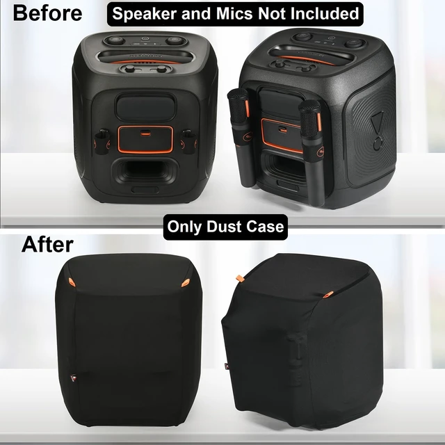 Alt view image 2 of 7 - Speaker Dust Case for JBL PartyBox Encore 2 Portable Party Speaker, Stretchable Case Protective Dust Cover Speaker Slip Sleeve