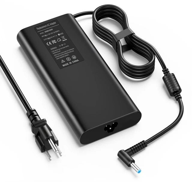 Main image of 135W Laptop Charger Compatible with HP Spectre x360 OMEN 15 17 Pavilion Gaming 15 17 ec0013dx 15-ec0751ms L15534-001 TPN-DA11 TPN-CA13 Power Supply Cord