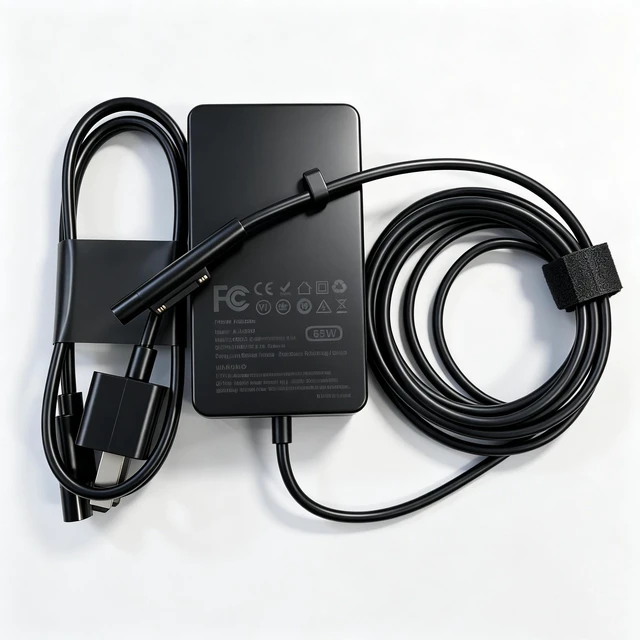 Main image of 65W Surface Pro Charger Compatible with Microsoft Model 1769 1943 1706 1963 1958 1950 1800 1876 1866 1724 1796 1735 1625 Surface Pro 11, 10, 9, 8, 7+, 7, 6, 5, 4, 3, X Surface Go 3,2,1 Power Supply