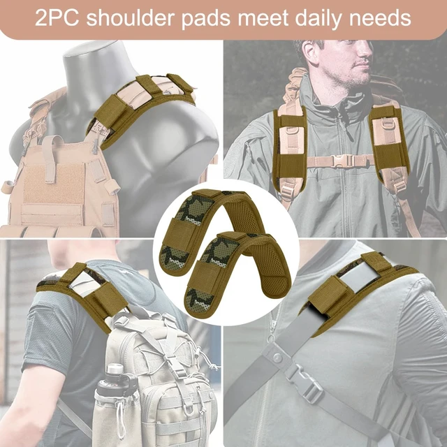 Alt view image 5 of 6 - 2-Pack Universal Shoulder Pad with Ultra Thick Cushion for Bag Luggage Bag Crossbody, Plus Long & Anti-Slip & Breathable,CA01FL02