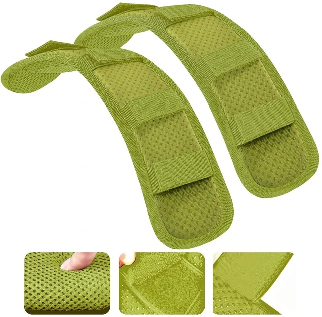 Main image of 2-Pack Universal Shoulder Pad with Ultra Thick Cushion for Bag Luggage Bag Crossbody, Plus Long & Anti-Slip & Breathable,Army Green