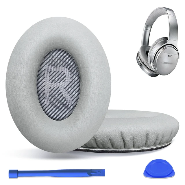 Main image of Replacement Ear Pads for Bose QC35/QC35ii Headphones-Grey Earpads for Bose QuietComfort 35/35ii Wireless Headphones, Ear Cushions Covers for Bose QC25/15/2/Ae2/Sound Link/True