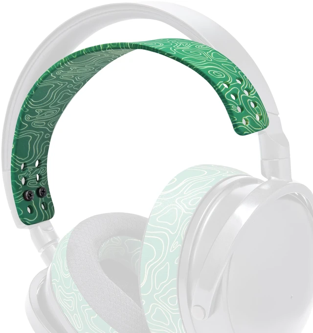 Main image of HeadbandZ Maxwell - Silicone Headband for Audeze Maxwell 1, 2 & 2 ANC Made by Wicked Cushions Enhanced Flexibility, Comfort & Style, Matching Earpad Designs Emerald Tide