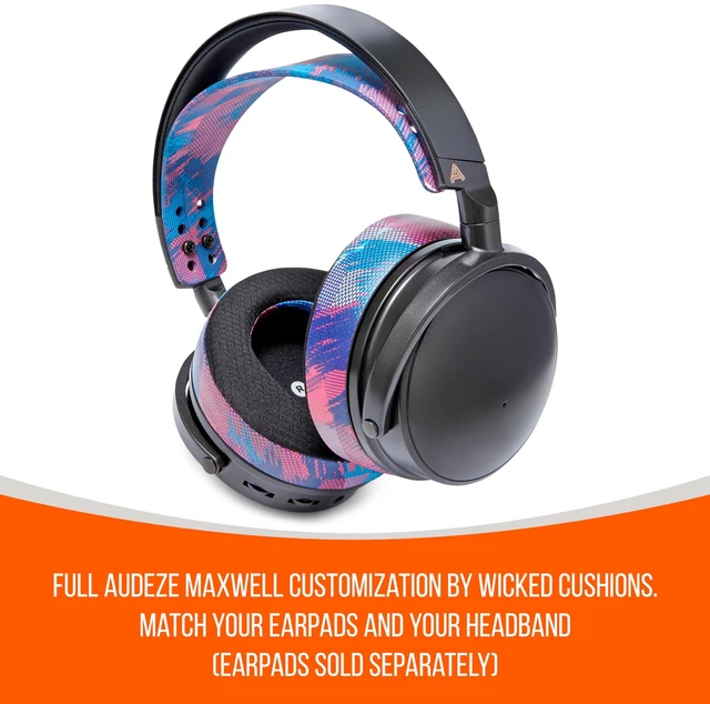Alt view image 6 of 7 - HeadbandZ Maxwell - Silicone Headband for Audeze Maxwell 1, 2 & 2 ANC Made by Wicked Cushions Enhanced Flexibility, Comfort & Style, Matching Earpad Designs Speed Racer