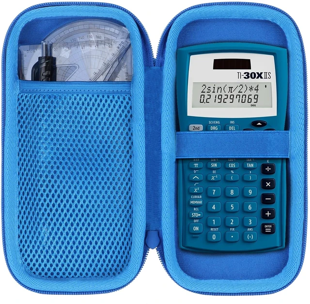 Main image of Case for Texas TI-30XIIS/TI-30XS/Casio fx-115ES Plus 2 Calculator Fits for TI-30Xa /TI-36X Pro/FX-991 ES Plus-2nd Edition/FX-82 ES Scientific Calculator,Blue Case