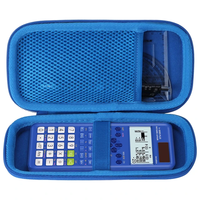 Alt view image 2 of 7 - Case for Texas TI-30XIIS/TI-30XS/Casio fx-115ES Plus 2 Calculator Fits for TI-30Xa /TI-36X Pro/FX-991 ES Plus-2nd Edition/FX-82 ES Scientific Calculator,Blue Case