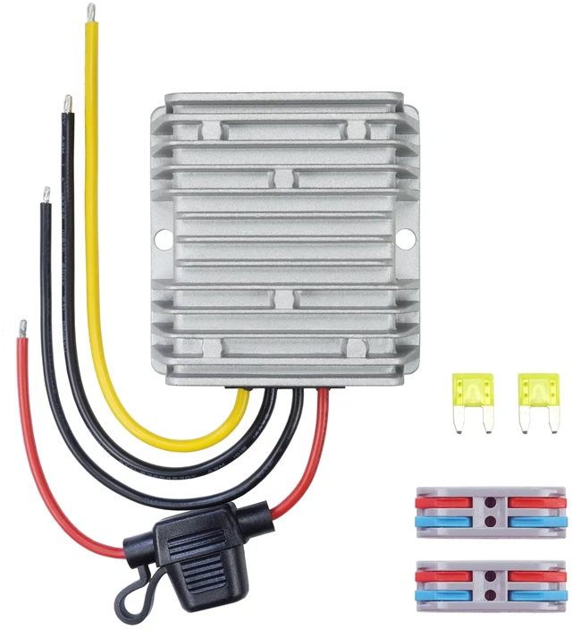 Main image of 24V to 12V 20A 240W DC to DC Converter 24V to 12V Step Down Voltage Reducer Waterproof Power Supply Module for Golf Cart RV Boat Solar, 20A 240W Transformer Golf Cart Accessories