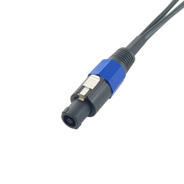 Alt view image 6 of 7 - speakon Splitter Cable 1 Male 2 Female Speaker Break Out Splitter Speak-on Cable 2 Pole Y Adapter 2Pack (1 Male to 2 Female)